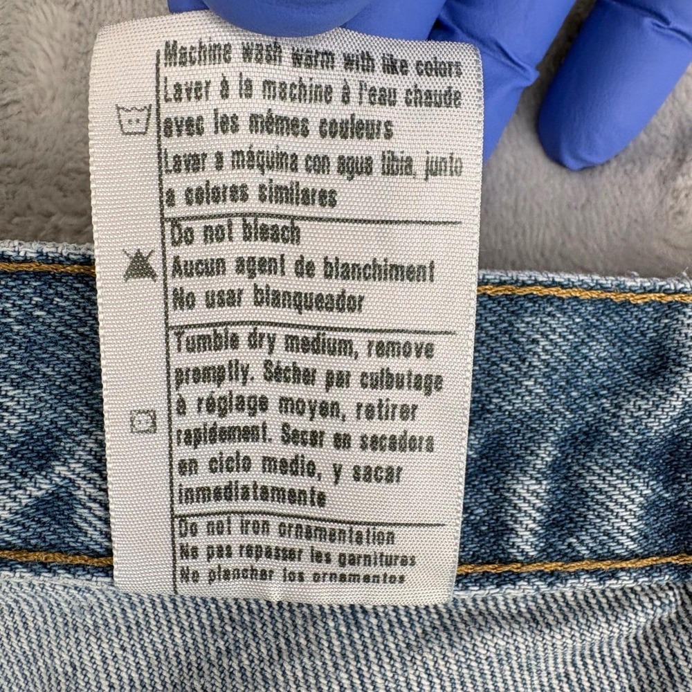 Carhartt Jeans Mens 40x30 (Fits 37x28.5) Blue Traditional Fit Straight Leg Work - Picture 7 of 15